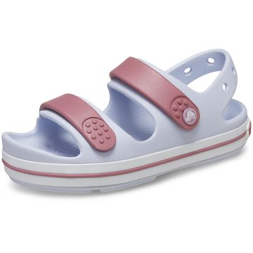 Crocs Crocband Cruiser Sandal T 209424-5AH Dreamscape Cassis Açık Mavi Pembe Çocuk Sandalet