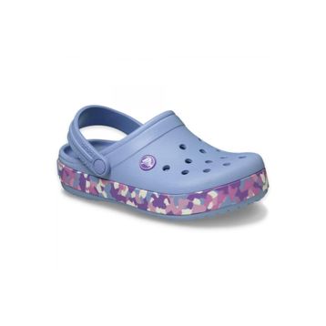 Crocs Crocband Glow Confetti Band Clog T 212524-4ZA Blue Haze Mavi Çocuk Terlik