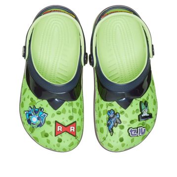 Crocs Dragon Ball Z Cell Classic Clog K 211206-90H Yeşil Mor Unisex Çocuk Terlik