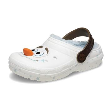 Crocs Frozen Olaf Lined Classic Clog K 210234-90H Çok Renkli Unisex Çocuk Terlik