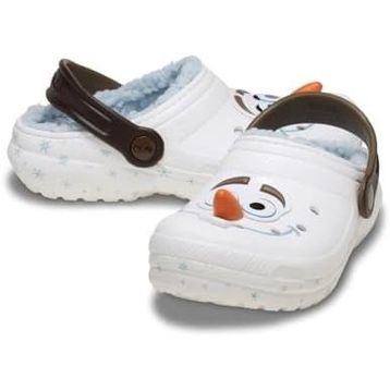 Crocs Frozen Olaf Lined Classic Clog K 210234-90H Çok Renkli Unisex Çocuk Terlik