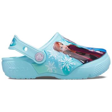 Crocs Fun Lab Disney Frozen II Clog K 207465-4O9 Ice Blue Buz Mavisi Çocuk Terlik