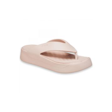 Crocs Getaway Flip Platform 209410-6UR Pudra Kadın Terlik