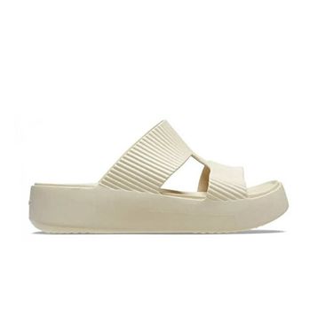 Crocs Getaway Groove Platform H-Strap 210701-0LH Kumtaşı Kadın Terlik