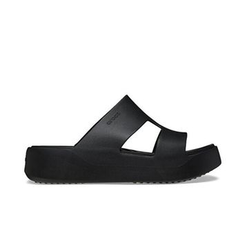 Crocs Getaway Platform H-Strap 209409-001 Siyah Kadın Terlik