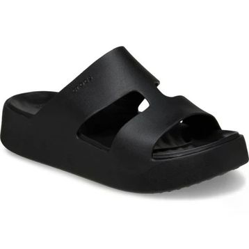 Crocs Getaway Platform H-Strap 209409-001 Siyah Kadın Terlik