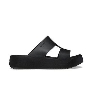 Crocs Getaway Platform H-Strap 209409-001 Siyah Kadın Terlik