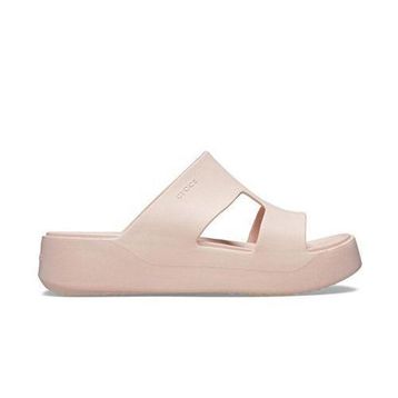 Crocs Getaway Platform H-Strap 209409-6UR Pembe Unisex Terlik
