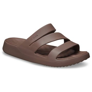 Crocs Getaway Strappy 209587-0LF Kahverengi Kadın Terlik
