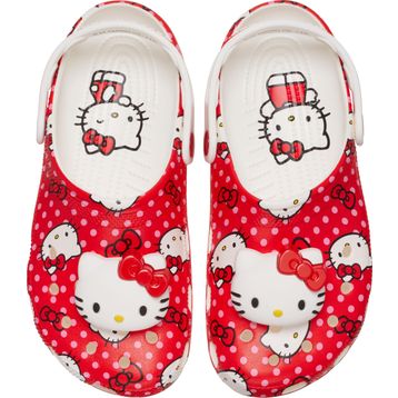 Crocs Hello Kitty Red Classic Clog K 210576-90H Çok Renkli Unisex Çocuk Terlik
