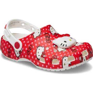 Crocs Hello Kitty Red Classic Clog T 210577-90H Çok Renkli Unisex Çocuk Terlik