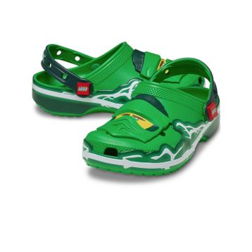Crocs LEGO Ninjago Classic Clog K 213552-90H Yeşil Çok Renkli Unisex Çocuk Terlik