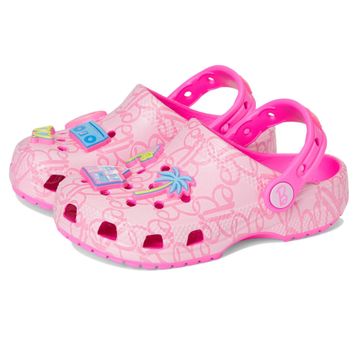 Crocs Mattel Pink Barbie Classic Clog T 211407-90H Pembe Çok Renkli Unisex Çocuk Terlik