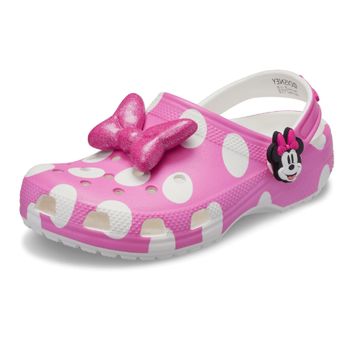 Crocs Minnie Mouse Classic Clog K 212294-90H Çok Renkli Unisex Çocuk Terlik