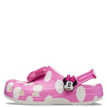 Crocs Minnie Mouse Classic Clog T 212372-90H Multi Pembe Beyaz Unisex Çocuk Terlik