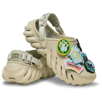 Crocs NBA Echo Clog 212727-90H Bone Bej Çok Renkli Unisex Terlik