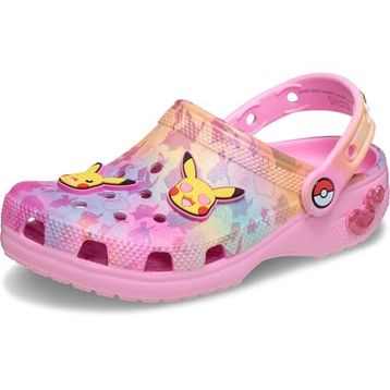 Crocs Pokemon Pikachu Pink Classic Clog K 211229-90H Çok Renkli Unisex Çocuk Terlik