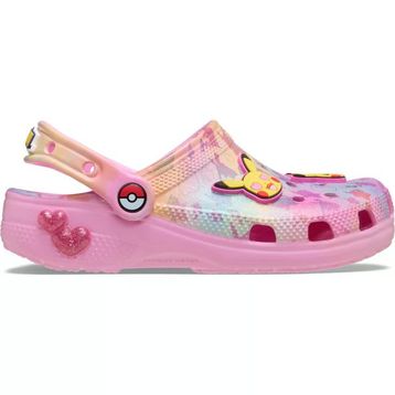 Crocs Pokemon Pikachu Pink Classic Clog K 211229-90H Çok Renkli Unisex Çocuk Terlik
