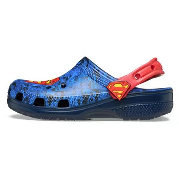 Crocs Superman Classic Clog K 211132-90H Multi Mavi Kırmızı Unisex Çocuk Terlik