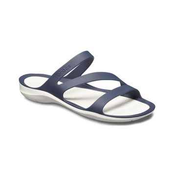 Crocs Swiftwater Sandal W 203998-462 Lacivert/Beyaz Kadın Terlik