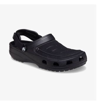 Crocs Yukon Vista II LiteRide Clog 207689-0DD Siyah Gri Erkek Terlik
