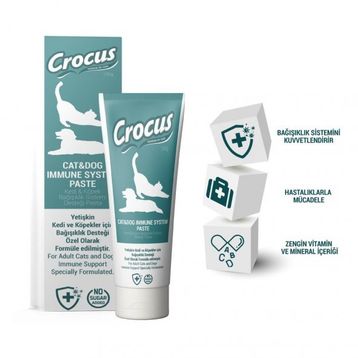 Crocus 100 gr Kedi Köpek Immune System Macun