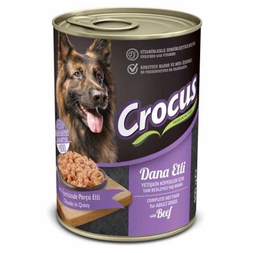 Crocus 400 gr Dana Etli Yetişkin Köpek Konservesi