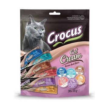 Crocus Multipack 30x15 gr 6 Çeşit Krema Kedi Ödülü