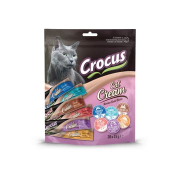 Crocus Multipack 30x15 gr 6 Çeşit Krema Kedi Ödülü
