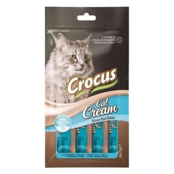 Crocus Ton Balıklı 15 gr 4 Adet Sıvı Kedi Ödül Maması