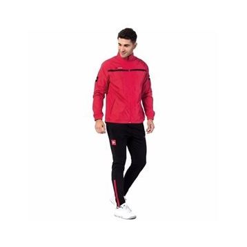 Crozwise 2116-10 Siyah Kırmızı Erkek Eşofman Altı