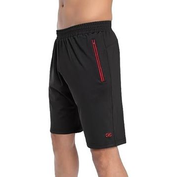 Crozwise 3192-10 Siyah Astarsız Dalgıç Kumaş Training Erkek Spor Şort
