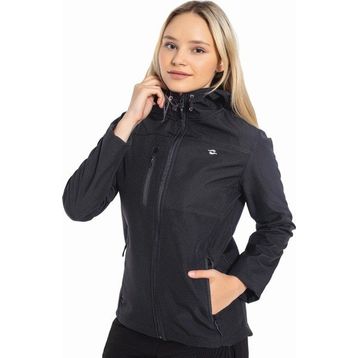 Crozwise 5037-06 Antrasit Su Geçirmez Softshell Outdoor Kadın Mont