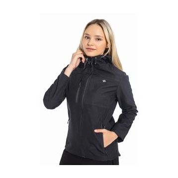 Crozwise 5037-06 Antrasit Su Geçirmez Softshell Outdoor Kadın Mont