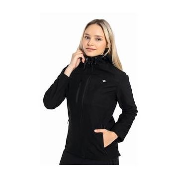 Crozwise 5037-10 Siyah Su Geçirmez Softshell Outdoor Kadın Mont