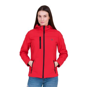 Crozwise 5037-B 07 Kırmızı Kadın Su Geçirmez Softshell Outdoor Mont