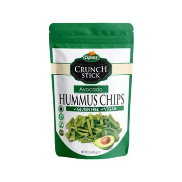 Crunch Stick Avokado Aromalı Vegan Glutensiz 85 gr Fırınlanmış Nohut Cipsi