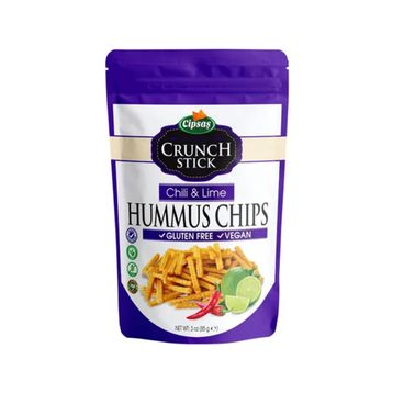 Crunch Stick Chili ve Lime Aromalı Vegan Glutensiz 85 gr Fırınlanmış Nohut Cipsi
