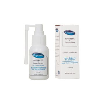 Crystalin 50 ml Antiseptik Dezenfektan Solüsyonu