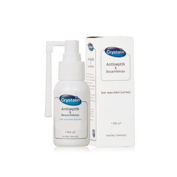 Crystalin 50 ml Antiseptik Dezenfektan Solüsyonu