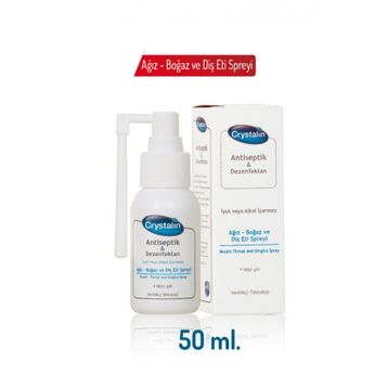 Crystalin 50 ml Antiseptik Dezenfektan Solüsyonu