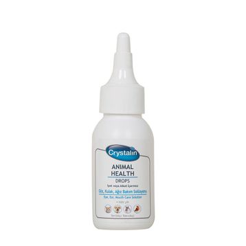 Crystalin 50 ml Kedi Köpek İçin Göz Kulak Ve Ağız Bakım Solüsyonu