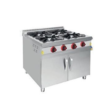 Csa İnox Karacasan 100x100 cm Doğalgazlı 4'lü Dolaplı Ocak