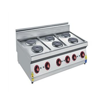 Csa İnox Karacasan 120 cm 700 Seri Set Üstü Altı Gözlü Elektrikli Ocak