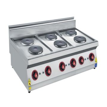 Csa İnox Karacasan 120 cm 700 Seri Set Üstü Altı Gözlü Elektrikli Ocak