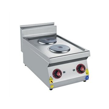 Csa İnox Karacasan 40 cm 700 Seri Set Üstü Çift Gözlü Elektrikli Ocak