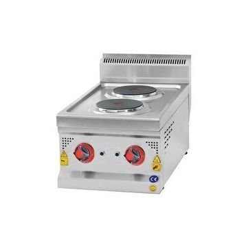 Csa İnox Karacasan 700 Seri Set Üstü Elektrikli Çift Göz Ocak