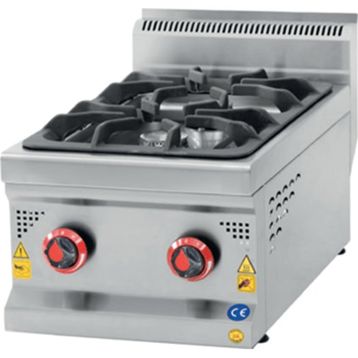 Csa İnox Karacasan 700 Seri Set Üstü Tüplü Çift Gözlü Ocak