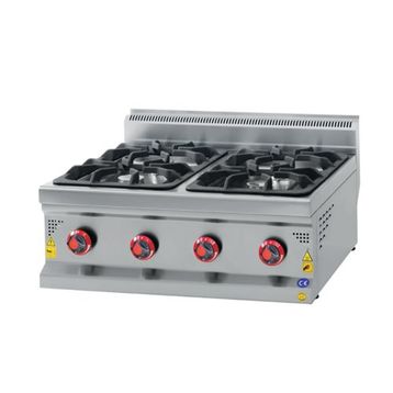 Csa İnox Karacasan 80 cm 700 Seri Set Üstü 4 Gözlü Doğalgazlı Ocak