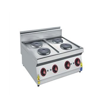 Csa İnox Karacasan 80 cm 700 Seri Set Üstü Dört Gözlü Elektrikli Ocak
